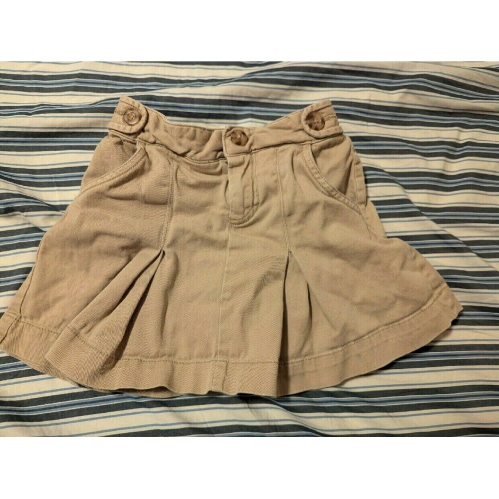 Khaki Uniform Skort